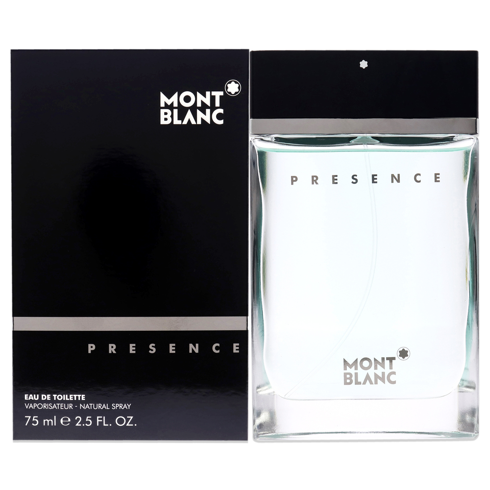 Mont Blanc Presence by Mont Blanc for Men 2.5 oz EDT Spray